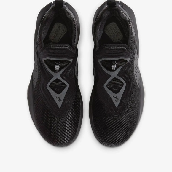 Nike LeBron James Soldier XIV 14 Triple Black Blackout Size 9 New - Picture 4 of 14